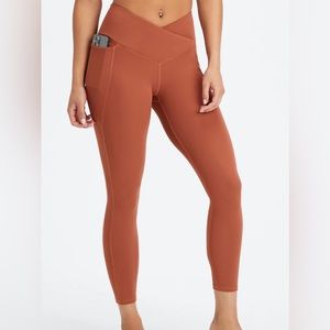 Fabletics High Waisted Oasis Crossover 7/8 Leggings Size XXL